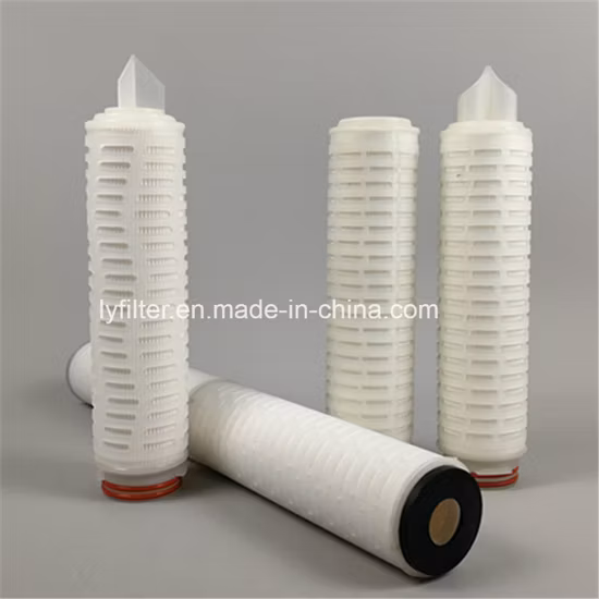 エア ミニ フィルター カートリッジ 0.2 ミクロンの疎水性ポリテトラフルオロエチレン PTFE、滅菌ガス濾過食品および飲料産業用