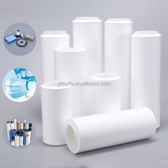高性能絶対フィルターカートリッジ疎水性 PTFE プリーツ加工圧縮空気ガス発酵用微細孔膜 0.003um 0.01um 10 20 30 40 インチ
